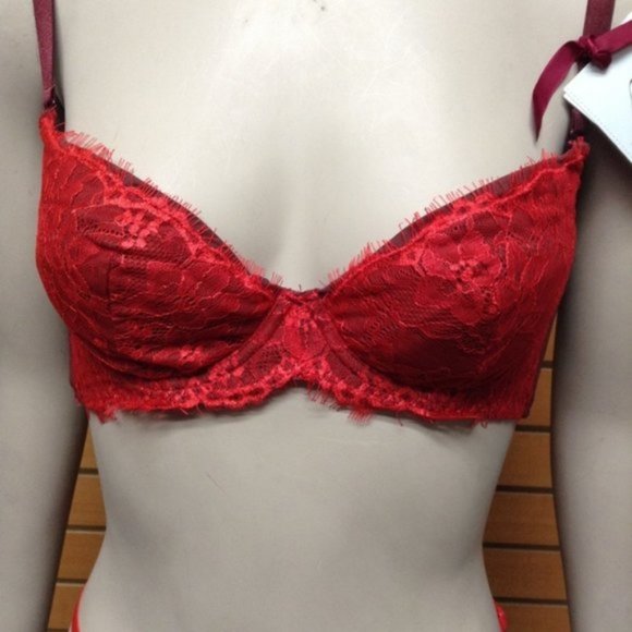 💦NWT Hilary Ruby/Eggplant Color Underwire Padded Underwire Bra - Picture 5 of 9